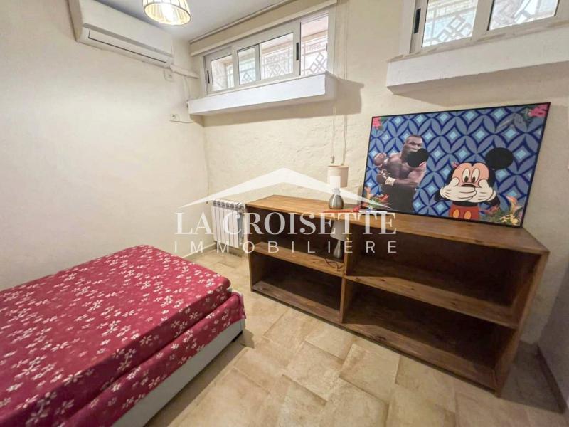  Villa meublée S+3 avec jardin et terrasse à La Marsa 